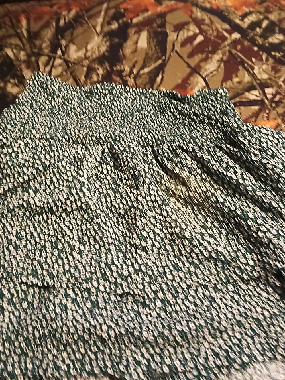 Zara Teal and White Textured A-Line Skirt